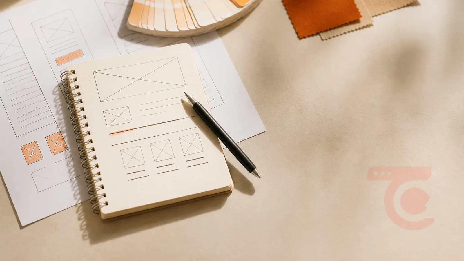 Illustration abstraite représentant une landing page centrée sur un objectif unique