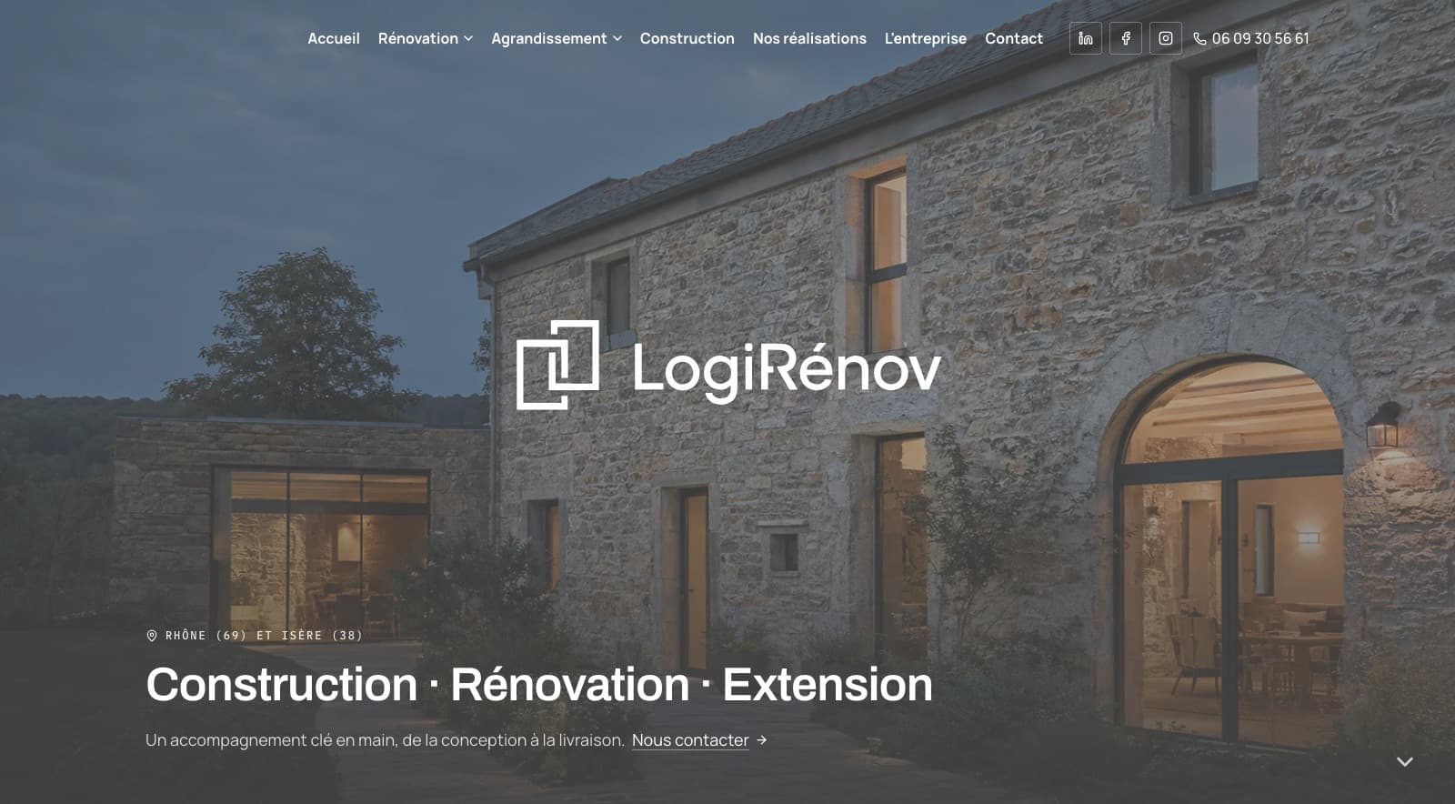 Aperçu du site LogiRenov